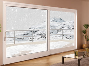 Système coulissant pour porte - CLIMATECH - AGB - Alban Giacomo Spa - pour porte en verre