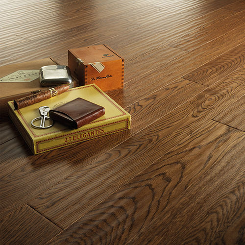 Parquet massif - SUPERPREMASS : FASHION - ALI - brossé / verni / teinté