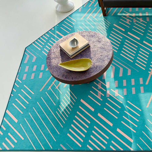 Moquette poil coupé - RAY OF LIGHT   - BESANA MOQUETTE - en polyamide / contract / à motif géométrique