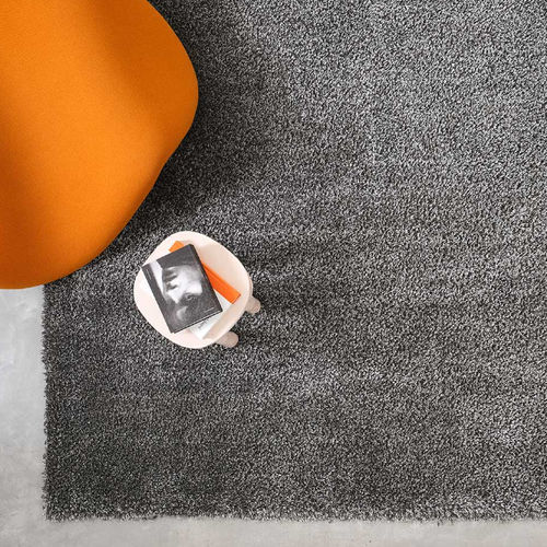 Moquette shaggy - WAVE  - BESANA MOQUETTE - en polyester / uni / grise