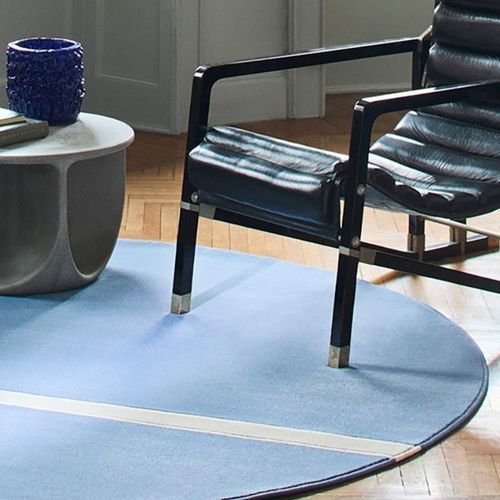 Tapis contemporain - VORTEX   - BESANA MOQUETTE - à motif géométrique / en toile / rond