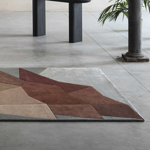 Tapis contemporain - BILOBA  - BESANA MOQUETTE - à motif géométrique / en laine / en viscose