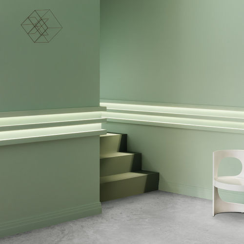 Moulure en polyuréthane - CORNICE C380 L3 - BIANCHI LECCO SRL - carrée / intérieure