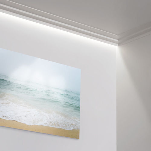 Moulure en polyuréthane - CORNICE SOFFITTO C390 STEPS - BIANCHI LECCO SRL - droite / intérieure