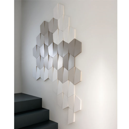 Panneau décoratif mural - ELEMENTO W101 TRAPEZIUM - BIANCHI LECCO SRL - en polyuréthane / lisse / à relief
