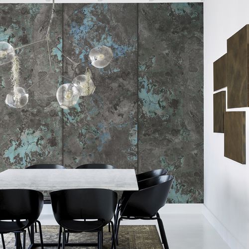 Papier peint contemporain - MURAL METALLIC PH15001 - BIANCHI LECCO SRL - en textile non-tissé / motif abstrait / aspect tissu