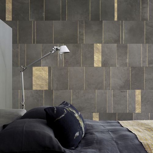 Papier peint contemporain - MURALES GEOMETRICO PH15006 - BIANCHI LECCO SRL - en textile non-tissé / à motif géométrique / aspect carrelage