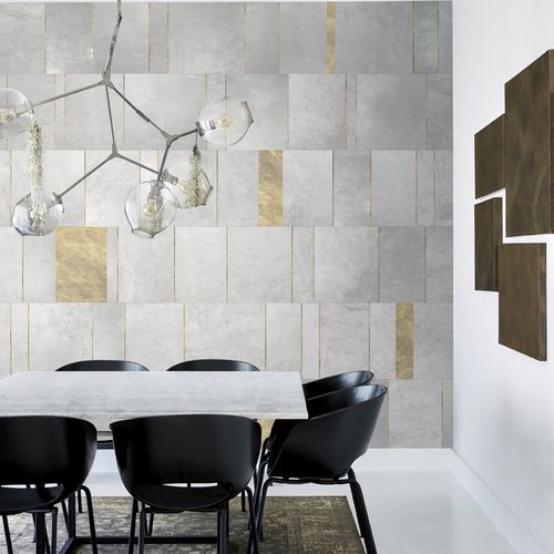 Papier peint contemporain - MURALES ETNICO PH15016 - BIANCHI LECCO SRL - en textile non-tissé / à carreaux / aspect carrelage