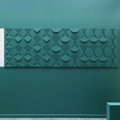 Panneau décoratif mural - W107 CIRCLE - BIANCHI LECCO SRL - léger / en polyuréthane / texturé