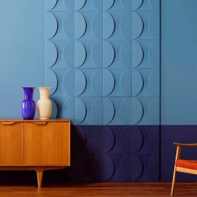 Panneau décoratif mural - W107 CIRCLE - BIANCHI LECCO SRL - léger / en polyuréthane / 3D