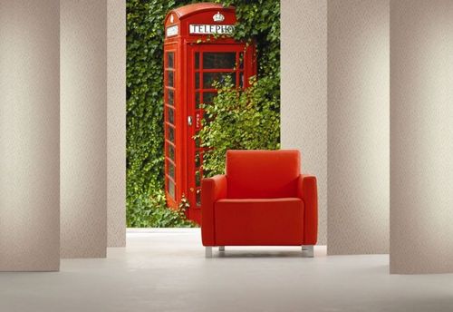 Papier peint contemporain - CARL ROBINSON 4: CB44000M - BIANCHI LECCO SRL - à motif / vert / rouge