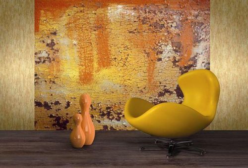 Papier peint contemporain - CARL ROBINSON 4: CB42200M - BIANCHI LECCO SRL - à motif / orange / imprimé