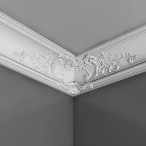 Moulure en polyuréthane - CORNICE SOFFITTO C338B - BIANCHI LECCO SRL