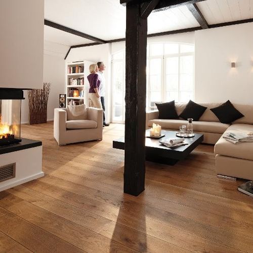 Parquet contrecollé - EAG8VKFD - BOEN PARKETT - en chêne / en huile naturelle / à coller