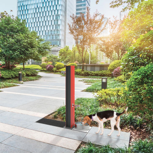 Fontaine à eau pour chiens - FONTIS DOG  - CITY DESIGN - d'extérieur / en acier inoxydable / en acier galvanisé