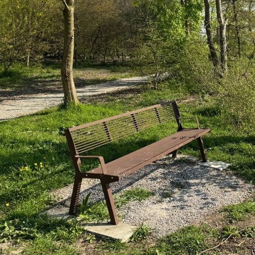 Banc public contemporain - NOALE M - CITY DESIGN - en acier galvanisé / avec dossier / sans dossier