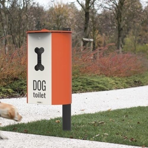 Poubelle canine - MIANE DOG  - CITY DESIGN - sur pied / en acier thermolaqué / en acier galvanisé