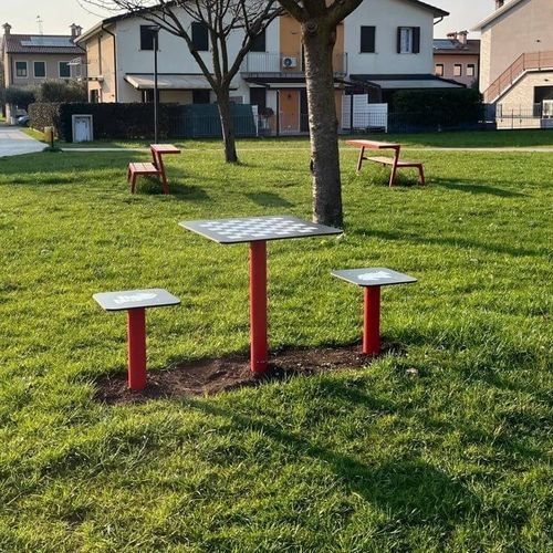 Table d'échecs d'extérieur - LAND - CITY DESIGN - contemporaine / pour école / pour université