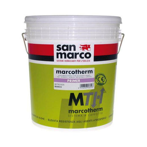 Primaire pour maçonnerie - MARCOTHERM - San Marco - à base d'eau / synthétique / intérieur