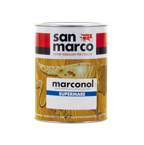 Vernis de protection - MARCONOL SUPERMARE - San Marco - de rebouchage / à base de résine alkyde / pour bois