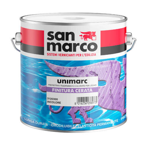 Vernis de protection - UNIMARC FINITURA CERATA - San Marco - acrylique / pour bois / satiné