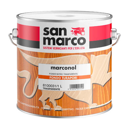 Primaire pour bois - MARCONOL FONDO TURAPORI - San Marco - à base de résine acrylique / synthétique / d'intérieur