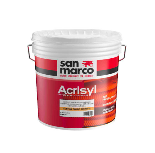 Enduit de finition - ACRISYL FONDO FINITURA - San Marco - de lissage / de rebouchage / pour extérieur