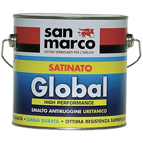Peinture de protection - GLOBAL SATINATO - San Marco - anticorrosion / d'extérieur / pour intérieur
