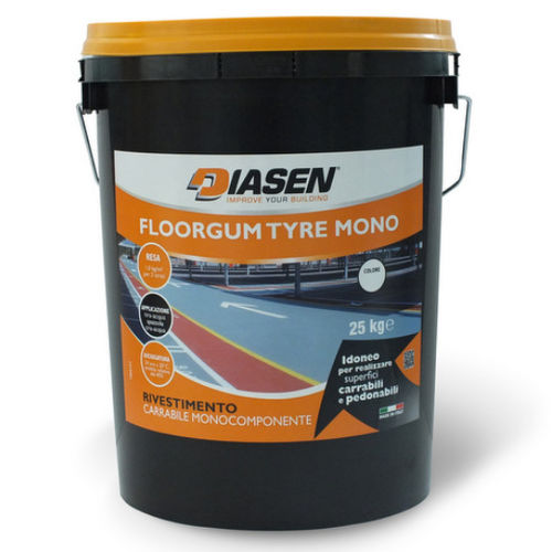 Traitement de protection liquide - FLOORGUM TYRE MONO - DIASEN - de finition / pour extérieur / pour intérieur