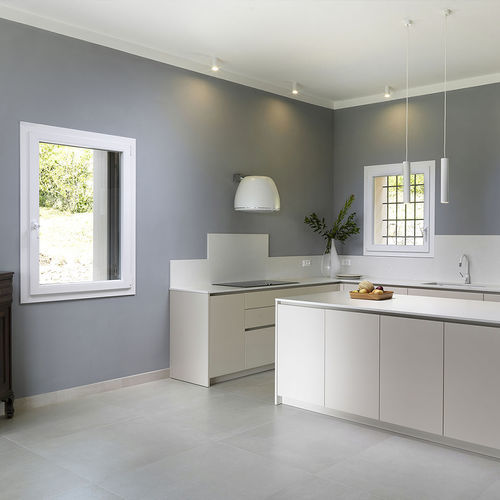 Fenêtre aluminium - DIQUIGIOVANNI - en PVC / battante / oscillo-battante