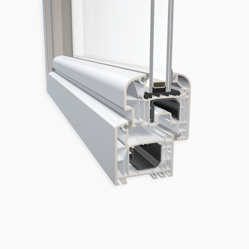 Profilé pour fenêtre en acier galvanisé - DQG 70 - DIQUIGIOVANNI - acoustique / à coupure thermique / antieffraction