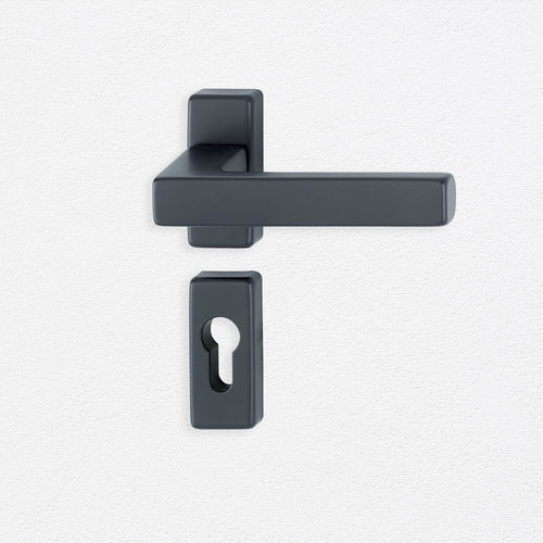 Poignée pour porte - QUADRA LEVER - DIQUIGIOVANNI - en aluminium / contemporaine / résidentielle