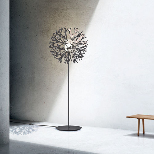 Lampe sur pied - CORAL - PALLUCCO - en acier / en acier peint / en verre