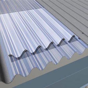 Panneau en polycarbonate ondulé - arcoPlus® Onda - DOTT GALLINA - pour mur-rideau / pour toiture / avec protection UV