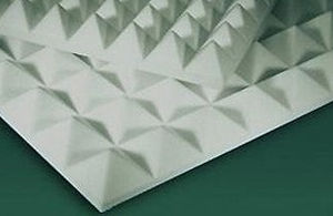 Panneau d'absorption acoustique mural - SOFT-POINT CLASS 1 - ECOPOLIMER - pour faux-plafond / en mousse / pyramidal