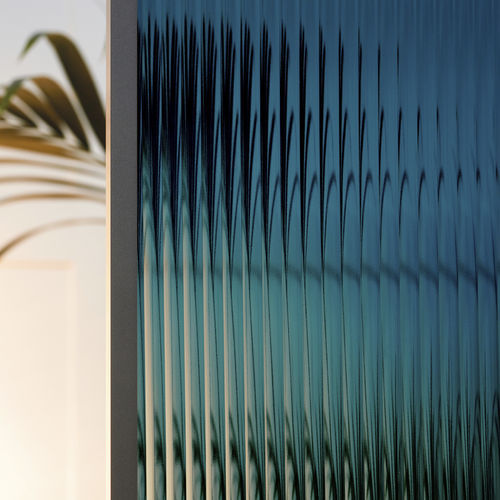 Cloison fixe - EFFEBIQUATTRO - coulissante / vitrée / en aluminium