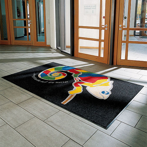Tapis d'entrée pour établissement public - IMAGE ECO  - emco Bautechnik GmbH - en caoutchouc / en polyamide / antidérapant