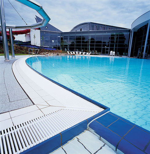 Grille de débordement en plastique - 723 - emco Bautechnik GmbH - pour piscine