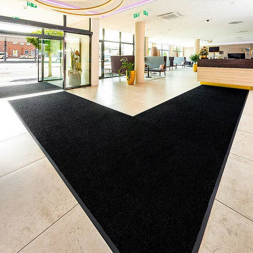 Tapis d'entrée pour établissement public - CARE - emco Bautechnik GmbH - pour bâtiment / en polyamide / en velours