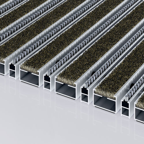 Tapis d'entrée professionnel - 517 P CONFORM B  - emco Bautechnik GmbH - en polyamide / en aluminium / antidérapant