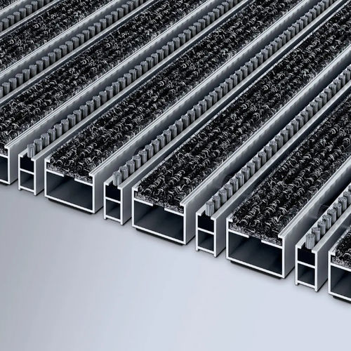 Tapis d'entrée professionnel - 517 RB  - emco Bautechnik GmbH - en polyamide / en aluminium / antidérapant