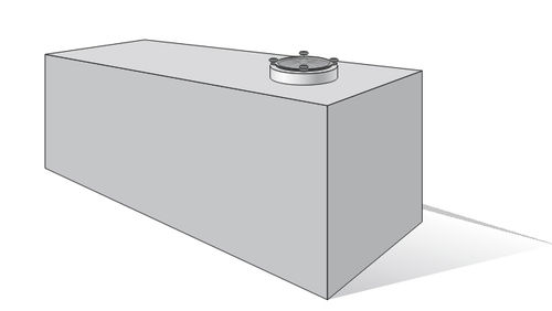 Cuve de stockage des eaux usées - SM - EURO MEC - en béton