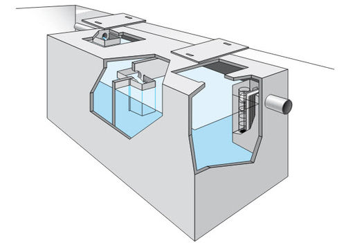 Séparateur à hydrocarbures en béton - SO/C - EURO MEC