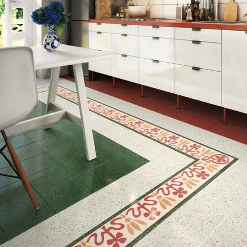 Carreau de ciment mat - ZISA - FOGAZZA PAVIMENTI - poli / antique / d'intérieur