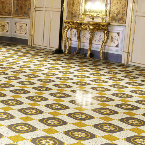 Carreau de ciment mat - ROSONE - FOGAZZA PAVIMENTI - poli / antique / d'intérieur