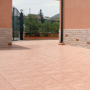Carreau de ciment à relief - OTTAGONO - FOGAZZA PAVIMENTI - antique / d'extérieur / de sol