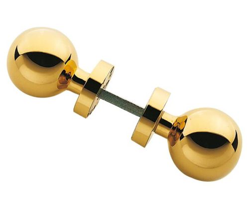 Bouton de porte contemporain - 788 couple - FRASCIO - en laiton / satiné / poli
