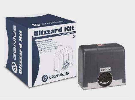 Automatisme pour portail coulissant - BLIZZARD ENC KIT 500/900 - GENIUS - moteur à chaîne