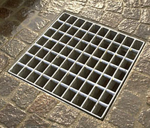 Couvercle de regard en métal - DRAIN COVER - GRIDIRON S.P.A. - Unipersonale - carré / avec grille de ventilation