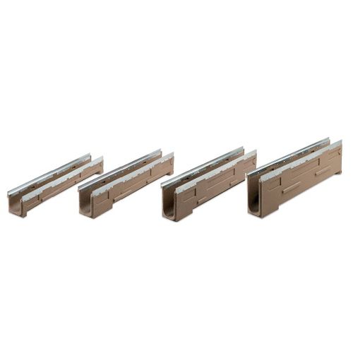 Caniveau à grille - STREAM - GRIDIRON S.P.A. - Unipersonale - avec pente / en béton de résine / grille en acier galvanisé